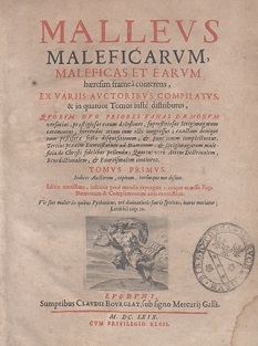 www.URBORN.de - malleus maleficarum - Hexenhammer - die Erstausgabe erschien 1487